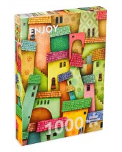 Puzzle Enjoy de 1000 de piese - Case vesele